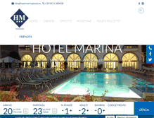 Tablet Screenshot of hotelmarinajesolo.it